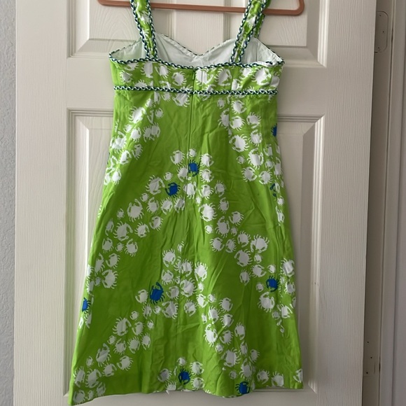 Lilly Pulitzer Green Floral Mini Dress - Picture 2 of 7